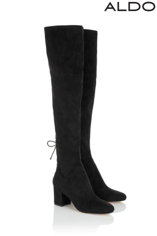 Aldo Block Heel Over The Knee Boots